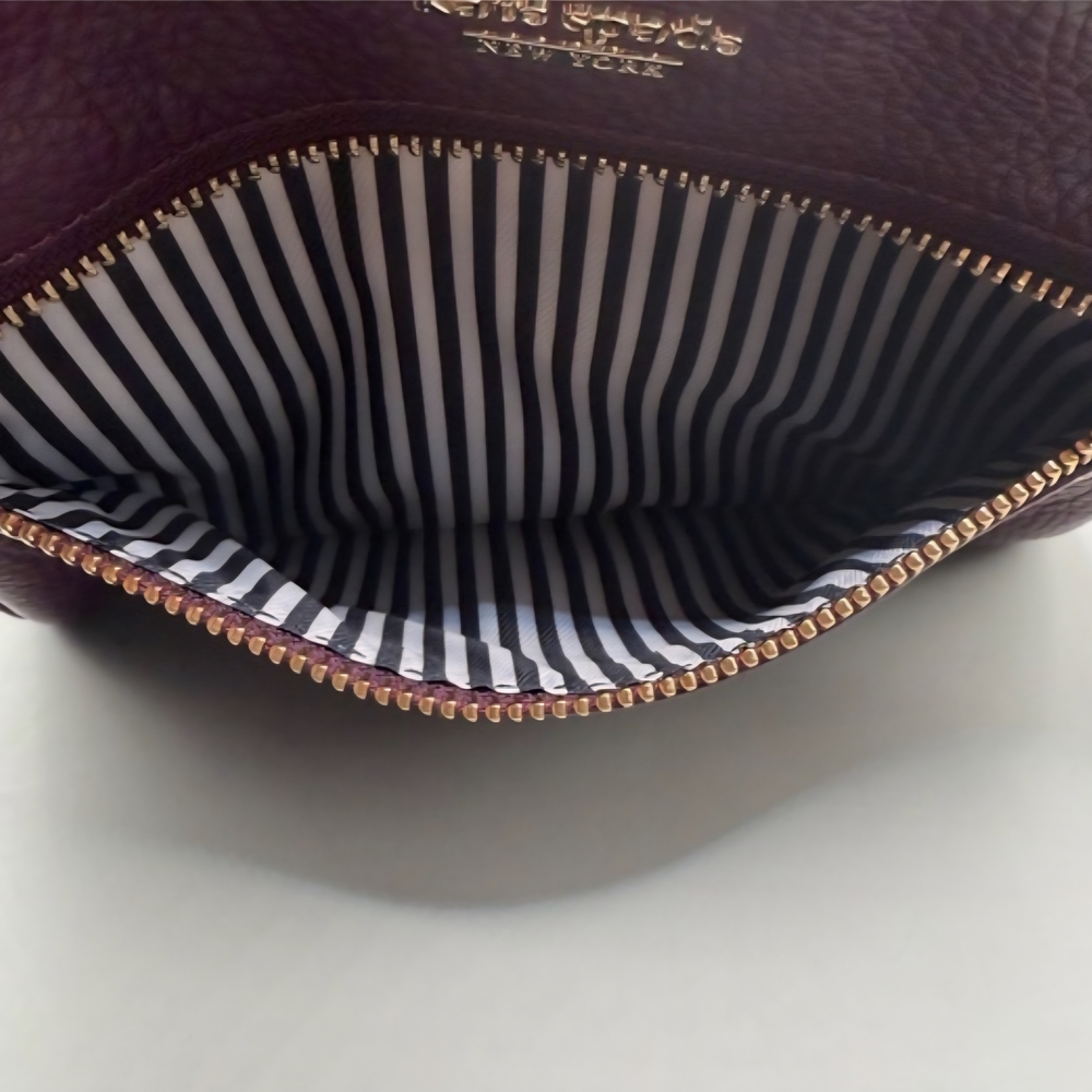 🍒 Kate Spade Street Cayli Mini Crossbody Plum Pebbled Leather | MSRP $228 - Picture 6 of 9